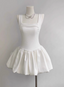Sweet Square Neck Sleeveless Waist Ballet Puffy Birthday Tutu Homecoming Dress