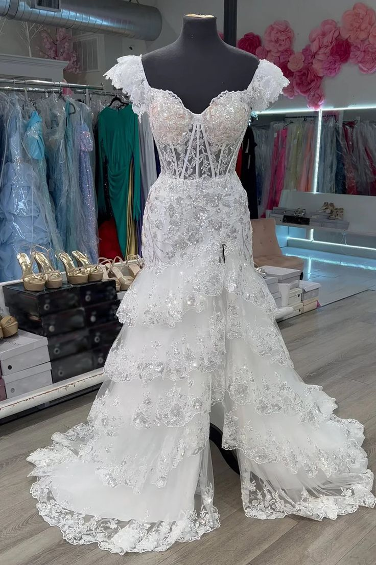 Sweet Tulle Formal Prom Dress Ruffles Pleated Pink Birthday Outfit