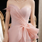 Sweetheart A Line Pink Formal Dress Sweet Birthday Party Dress