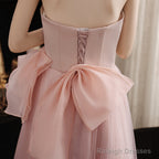 Sweetheart A Line Pink Formal Dress Sweet Birthday Party Dress
