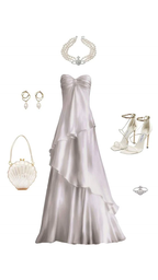 Sweetheart A-Line White Prom Dress Long Prom Dress