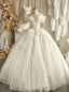 Sweetheart Ball Gown Wedding Dresses  Appliques Flowers Vintage Lace Bride Gowns Prom Dress