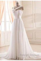 Sweetheart Chiffon Handmade Flower Wedding Dress