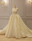 Sweetheart Corset Wedding Dresses 3D Lace Embroidery