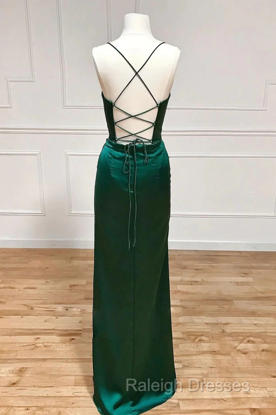 Sweetheart Neck Green Mermaid Long Prom Dresses