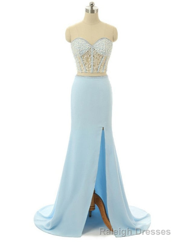 Sweetheart Neck Long Chiffon Prom Dresses Lace Women Dresses Main image