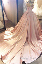 Sweetheart Neck Pink Lace Prom Dress Pink Lace Long Prom Dress