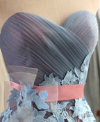 Sweetheart Neck Tulle Long Prom Dress, Prom Dress