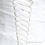 Sweetheart Off The Shoulder Pleated Simple Wedding Dresses