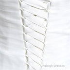 Sweetheart Off The Shoulder Pleated Simple Wedding Dresses