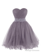 Sweetheart Tulle Cocktail Homecoming Dress