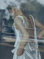 Timeless A Line Straps White Satin Long Wedding Dresses Bridal Dress