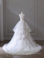 Timeless Ball Gown Jewel Neckline Sequin Sleeveless Wedding Dresses Bridal Dress