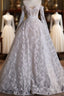 Timeless Ball Gown Off The Shoulder White Lace Long Wedding Dresses Bridal Dress