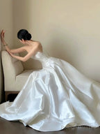 Timeless Ball Gowns Off The Shoulder White Tulle Long Wedding Dress Bridal Dresses