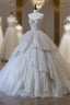 Timeless Ball Gown Sweetheart Tulle Long Wedding Dresses Bridal Dress