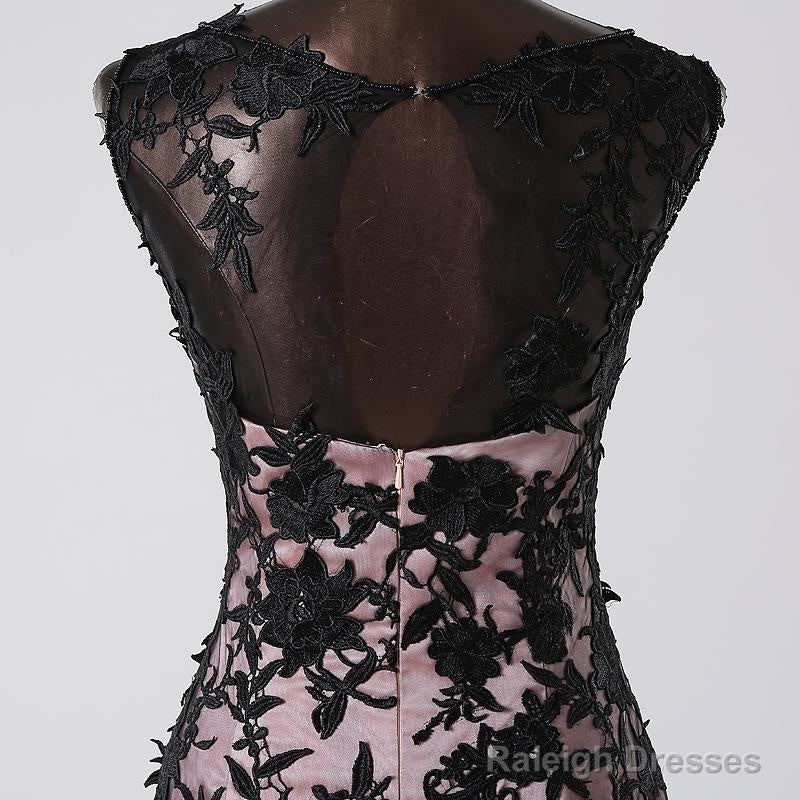 Top Black Lace Mermaid Prom Gown Sleeveless