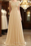 Trumpet/Mermaid Floor-Length Tulle Sleeveless Off-The-Shoulder Prom Dresses With Beading