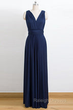 Tulle Floor-Length Sleeveless Convertible Bridesmaids Dresses