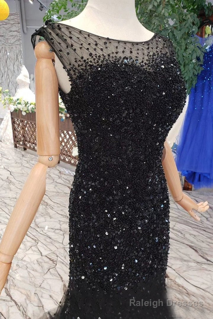 Tulle Trumpet/Mermaid Sweep Train Prom Dress