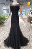 Tulle Trumpet/Mermaid Sweep Train Prom Dress