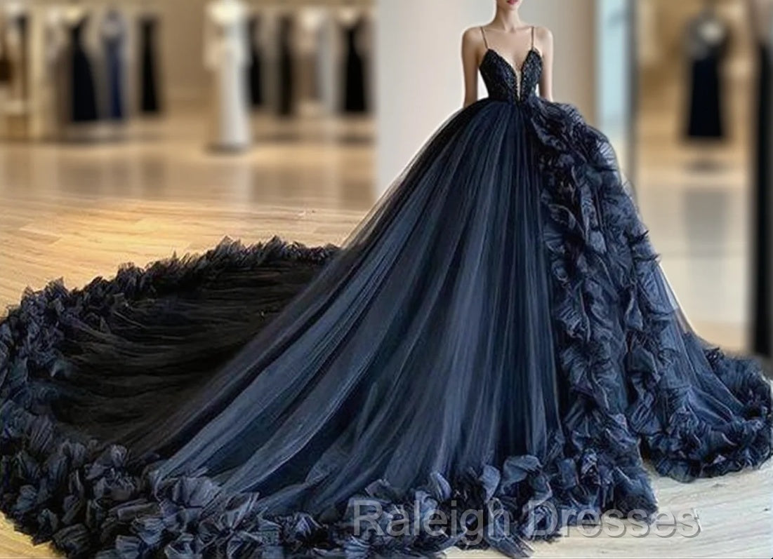 Unique Prom Dress Evenin Gowns Wedding Dresses With Train Prom Dress Main image
