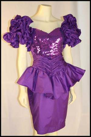 Unique Purple Short Prom Dress, Formal Evening Dress Secondary image