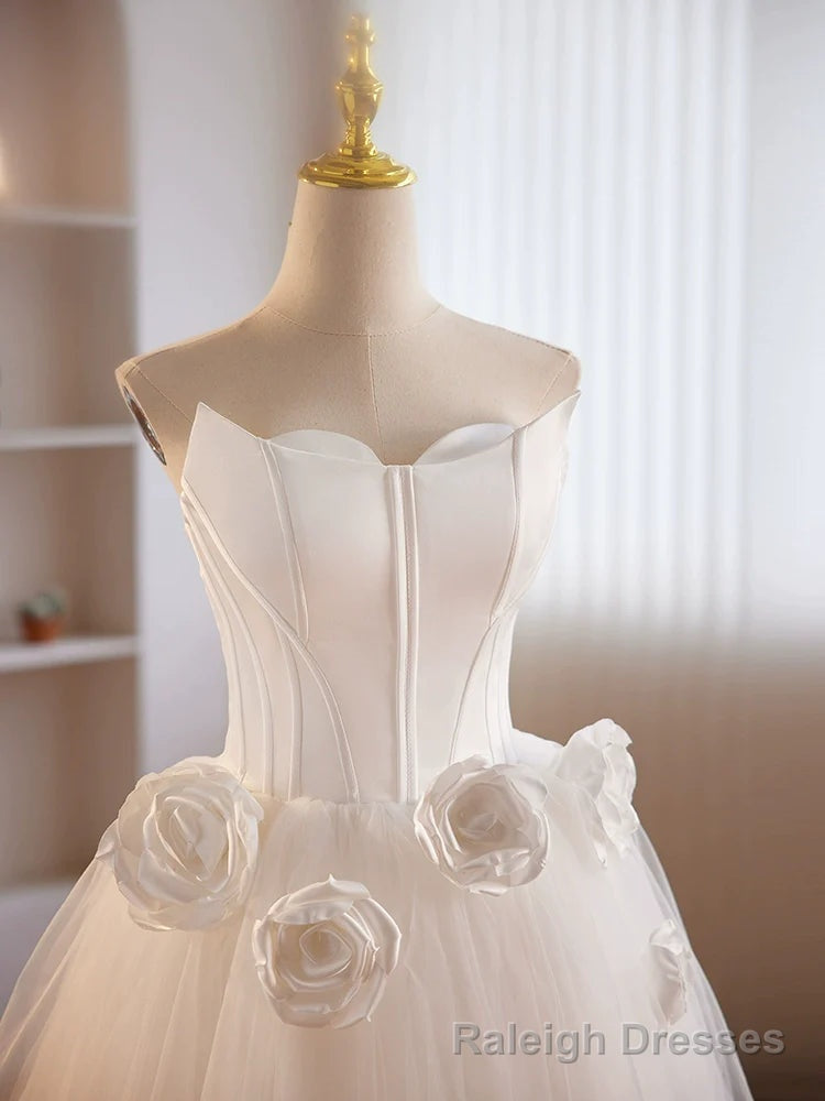 Unique White Tulle Satin Short Prom Dress, White Homecoming Dress