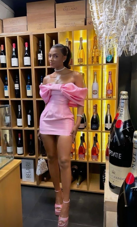 Trendy Pink Off The Shoulder Short Prom Dresses Homecoming Dresses