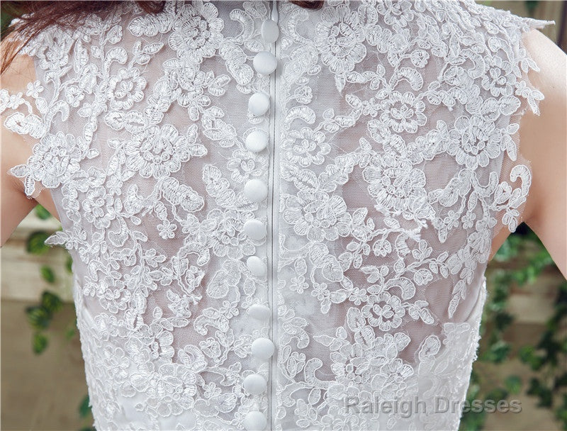 V-Neck A-Line Wedding Dresses