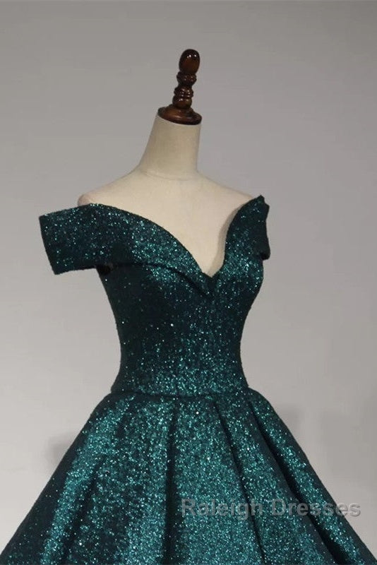 V-Neck Off The Shoulder Sequins Ball Gowns Quinceanera Dresses Secondary image