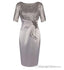 V Neck Sheath Mother Of The Bride Dress Homecoming With Sequins