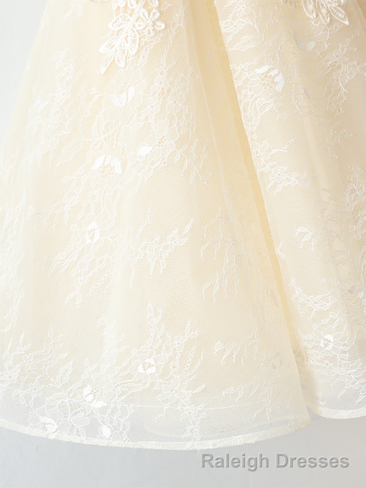 V Neck Short Champagne Lace Prom Dresses, Short Champagne Lace Formal Homecoming Dresses