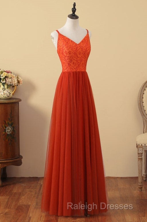 V-Neck Sienna Lace Top Bridesmaid Dress Secondary image