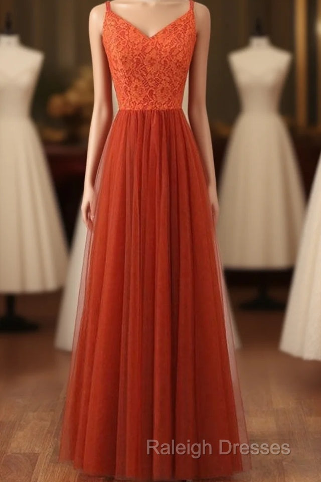 V-Neck Sienna Lace Top Bridesmaid Dress Main image