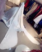 Vintage 1950S Style Satin Ball Gowns Wedding Dresses Halter Top