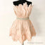 Vintage A-Line Satin Champagne Homecoming Dresses 18Th Birthday Outfits