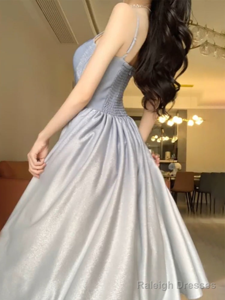 Vintage A Line Spaghetti Straps Long Birthday Dresses Prom Dress Birthday Outfits Secondary image