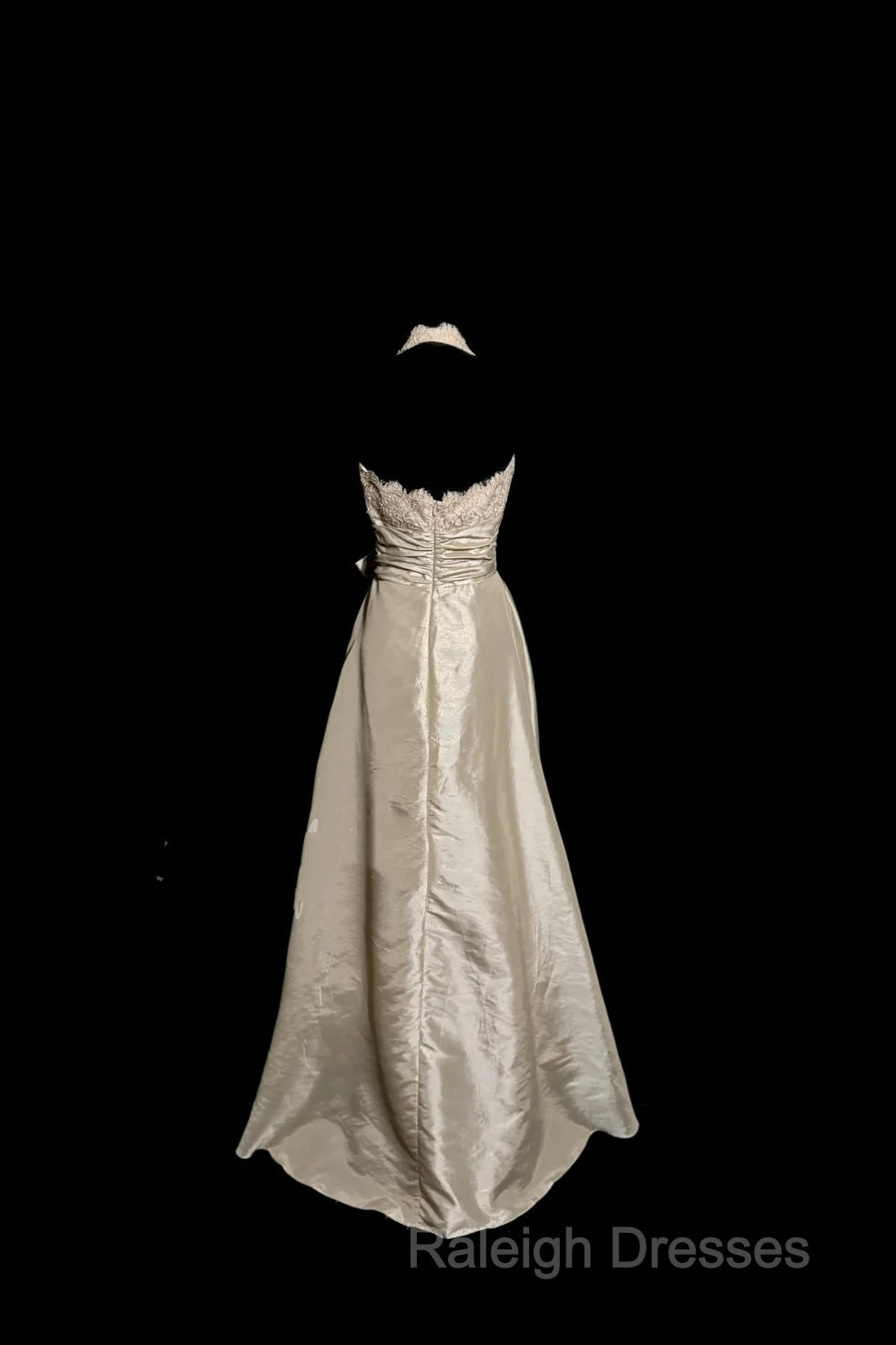 Vintage A Line V Neckline Champagne Lace Prom Gown Fairy Prom Dresses