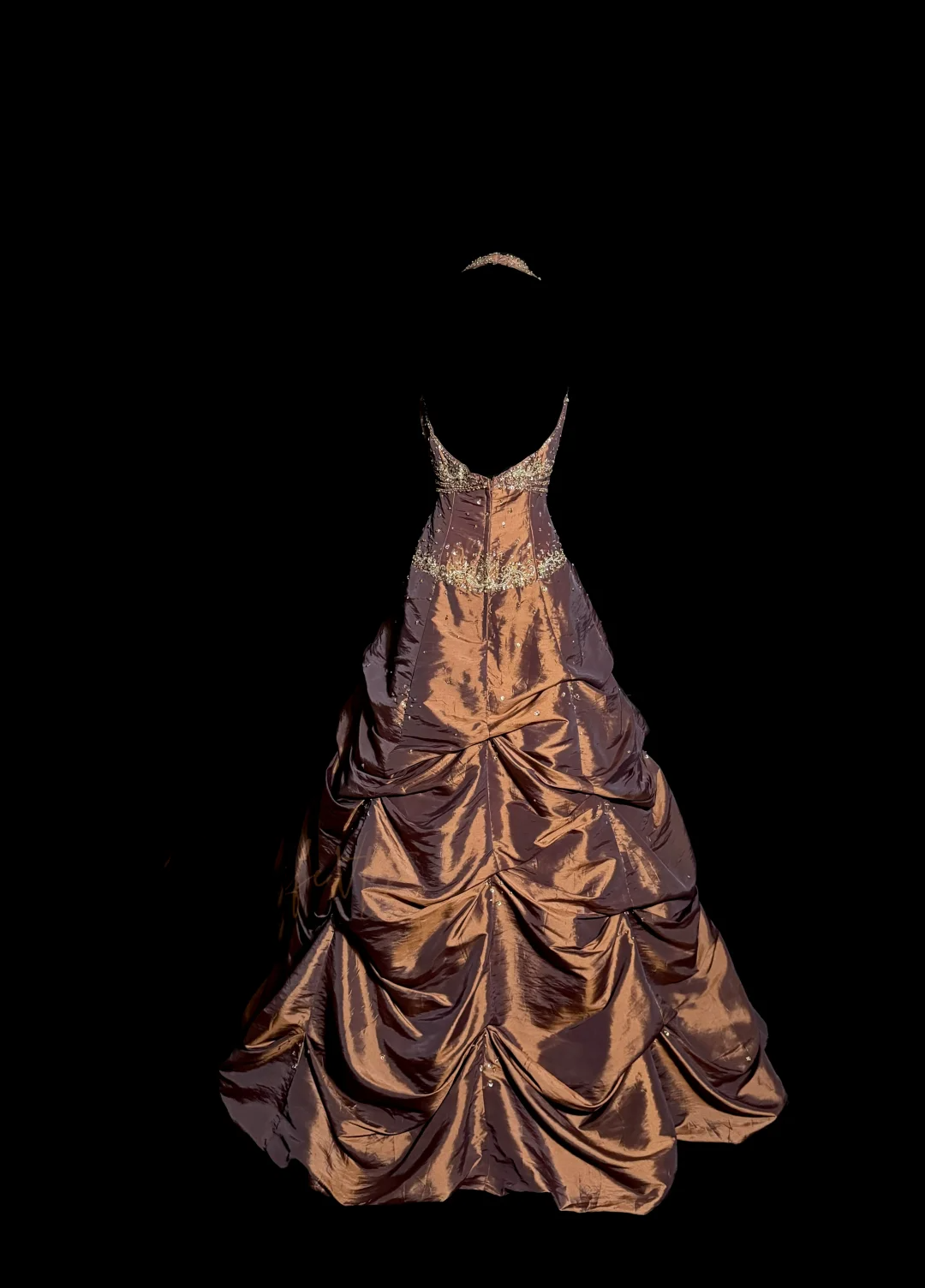 Vintage Ball Gowns Halter Brown Sleeveless Long Prom Gowns Fairy Prom Dress