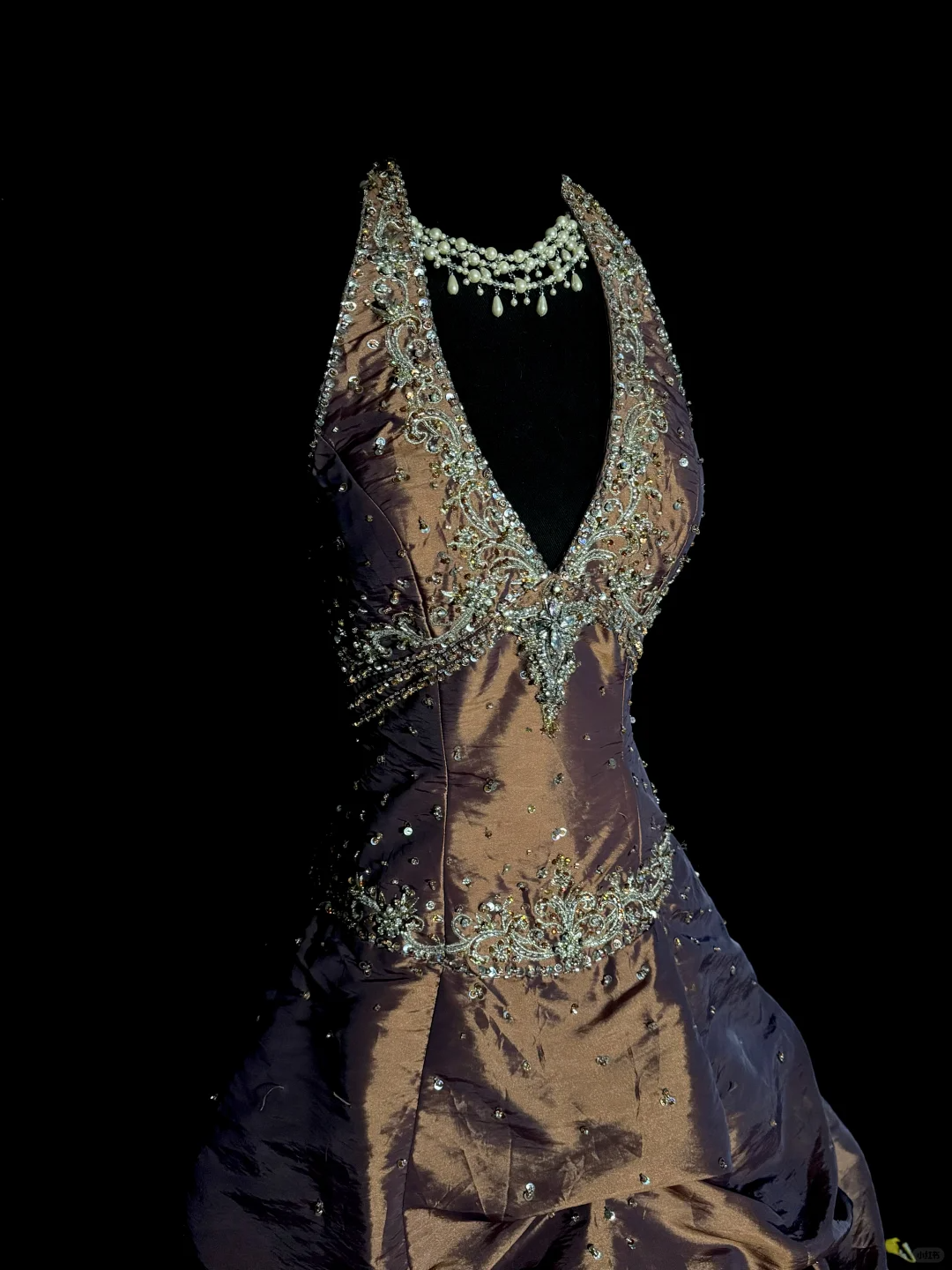 Vintage Ball Gowns Halter Brown Sleeveless Long Prom Gowns Fairy Prom Dress