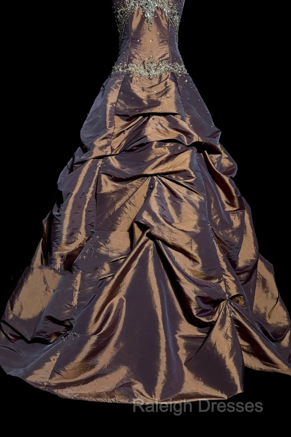 Vintage Ball Gown Halter Brown Sleeveless Long Prom Gown Fairy Prom Dresses