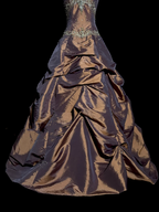 Vintage Ball Gowns Halter Brown Sleeveless Long Prom Gowns Fairy Prom Dress