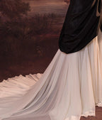 Vintage Ball Gown Spaghetti Straps Black Long Prom Dresses 1950S Retro Evening Dress