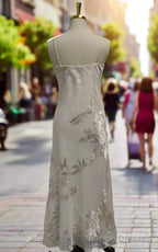 Vintage Champagne Floral Prom Dresses Mermaid Birthday Outfits