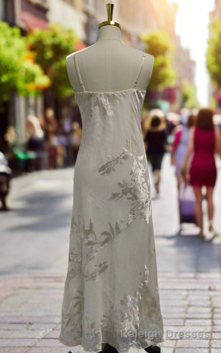 Vintage Champagne Floral Prom Dresses Mermaid Birthday Outfits