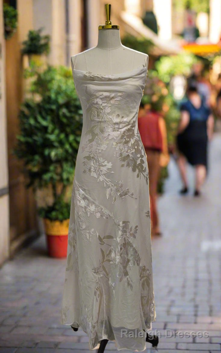 Vintage Champagne Floral Prom Dresses Mermaid Birthday Outfits Main image