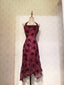 Vintage Chic Halter Neck Beaded Chiffon Prom Dresses