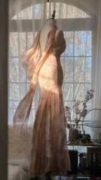 Vintage Prom Dress Sleeveless Long Prom Gown