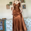 Vintage Halter V Neck Beaded Appliques 90S Prom Dresses Mermaid Prom Dresses